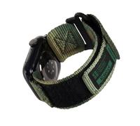 Vozehui Nylon Velcro Sport Bracelet Compatible avec Apple Watch 42mm 44mm 45mm 49mm, Remplacement de Bracelets Respirants pour iWatch SE/Ultra Series 11 10 9 8 7 6 5 4 3 2 1 pour Hommes et Femmes