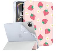 Vozehui pour iPad Pro 11 Pouces Coque 2024 iPad Pro 11 (M4 5ème Génération) Coque avec Porte Crayon, Amovible Magnétique Slim Stand Hard Back Shell Coque pour iPad Pro 2024 Coque 11"