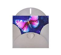 VOZITI Carte de vœux papillon violet, carte de remerciement, carte de Noël, carte d'anniversaire, carte de Saint-Valentin, carte de mariage, carte de vacances, carte d'invitation