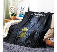 VOZMIO Little Nightmares Couverture De Lit De Couverture Douce Chaude en Flanelle De Haute Qualité Adaptée à Lacouverture De Climatisation Couverture Bébé Plaids en Flanelle (C,60x80in(150x200cm))