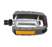 Vp Comp Pédale Antidérapant Corps En Aluminium, Noir/Argent, Taille Unique Multicolore