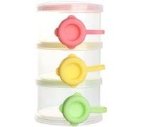 VP Santé Boîte Doseuse de lait en Poudre ou Aliments à 3 Étages Transparent Transparent G