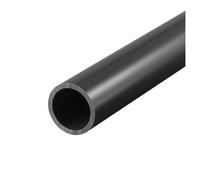 VPCPWTYZY Tuyau rond rigide en PVC noir de 0,5 m de long, résistant aux chocs, for tuyaux d'eau, décoration, manchon de câble, raccords d'irrigation catholic(21mm ID x 25mm OD)