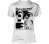 VPJGFL Discharge Hear Nothing White Girls White T-Shirts, Farbe18(Large)