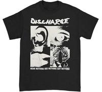 VPJGFL Discharge Mens Hear Nothing T-Shirt(X-Large)