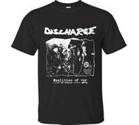VPJGFL Discharge Realities of War T-Shirt Black(Medium)