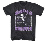 VPJGFL Dracula Japanese Movie Poster Men's T Shirt Kanji Hammer Horror(XX-Large)