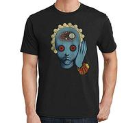 VPJGFL Fantastic Planet T-T-Shirts à Manches Courtes Planete Sauvage Science Fiction Tiwa Headphones 208_44 Black(X-Large)