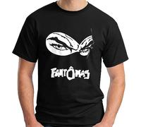 VPJGFL FANTOMAS Logo Mr.Bungle Avant Garde Metal Band Short Sleeve Black T-T-Shirts à Manches Courtes(X-Large)