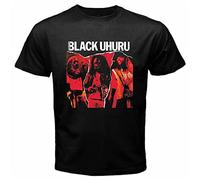 VPJGFL Gown New Black Uhuru Logo Men's Black T-T-Shirts à Manches Courtes(X-Large)