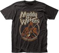 VPJGFL Hoek Muddy Waters Father of Chicago Blues Fitted Mans T-Shirt(Large)