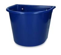 Vplast Fournitures pour Le Cheval Feed A Través de 15 l avec Crochets Bleu foncé