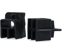 Vplast - Kit de fixation - Alimentation lente à foin - Clapier et clôture - Kit de montage complet pour chevaux - 140 l - Plastique