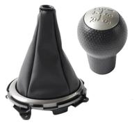 VPLPEREQAK Pommeau De Levier De Vitesse Manuel Pour Fit Pour Jazz 2009-2015 5 Vitesses Voiture Manuelle Levier Pommeau Soufflet Boîtier Collier(Set)