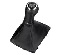 VPLPEREQAK Pommeau De Levier De Vitesse Manuel Pour Vauxhall Pour Opel Pour Astra H III 3 MK5 Corsa D 5 Pommeau Levier Vitesse MT 6 Vitesses Soufflet Protection Coffre Cadre(5-speed With Frame)