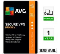 VPN Sécurisé - AVG - 10 Appareils - 1 An - PC, Android, Mac, iOS - Activation Dématérialisée