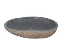 VPN Très Grande Vasque Salle de Bain à Poser en Pierre de rivière Galet Naturel 70-90cm Choix sur Photos