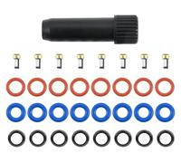 VPNMNZTPAP injecteurs de Carburant pour Chevy pour Silverado pour Sierra Remplace FJ315 83211167 Injecteur 8 Jeux De Joints D'injecteur Carburant en Caoutchouc Kit Réparation