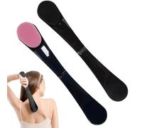 VPOUERY anning Back Applicator Applicateur Dos Autobronzant Applicateur de lotion à manche Applicateur arrière pour Le Dos des Femmes et hommes les Zones Difficiles Noir et Rose