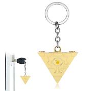 VPOUERY Pyramide Collier, Colliers Pendentif Pyramide du millénaire, yu gi ou colliers cosplay, puzzle pyramides du millénaire pendentif Illuminati