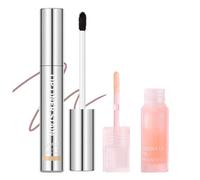 VPOUERY Set Peel-off Lip stain & Lipgloss -Lip gloss & lip stain peel off, avec effet brillant soignant | Couleur matte pour les lèvres, résistante à l'eau et longue durée