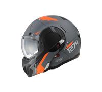 VPR F242 P/J Reverse Flip-Up Motorcycle Helmet - Double Visor Modular Jet Crash Helmet for Racing Sports Touring - Road Legal ECE 22.06 Approved Motorbike Helmets - L