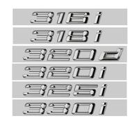 VPVCKMVTVZ Badge de coffre de voiture en lettres ABS 3D, autocollant Fit For Logo emblème adapté Fit For BMW E46 F30 E90, 316i 318i 320i 325i 328i 330i 335i 330d 320d(335i)