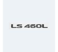 VPVCKMVTVZ Convient for Lexus LS LS350 LS400 LS460 LS460L LS500h LS600h LS600 coffre de voiture ABS lettres chromées Logos Badge emblème autocollants de style(Glossy black,LS 460L)