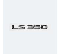 VPVCKMVTVZ Convient for Lexus LS LS350 LS400 LS460 LS460L LS500h LS600h LS600 coffre de voiture ABS lettres chromées Logos Badge emblème autocollants de style(Black,LS 350)