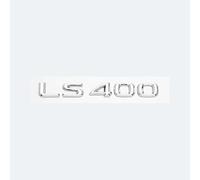 VPVCKMVTVZ Convient for Lexus LS LS350 LS400 LS460 LS460L LS500h LS600h LS600 coffre de voiture ABS lettres chromées Logos Badge emblème autocollants de style(Silver,LS 400)