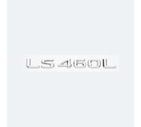 VPVCKMVTVZ Convient for Lexus LS LS350 LS400 LS460 LS460L LS500h LS600h LS600 coffre de voiture ABS lettres chromées Logos Badge emblème autocollants de style(Silver,LS 460L)