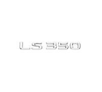 VPVCKMVTVZ Convient for Lexus LS LS350 LS400 LS460 LS460L LS500h LS600h LS600 coffre de voiture ABS lettres chromées Logos Badge emblème autocollants de style(Silver,LS 350)