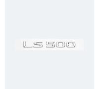 VPVCKMVTVZ Convient for Lexus LS LS350 LS400 LS460 LS460L LS500h LS600h LS600 coffre de voiture ABS lettres chromées Logos Badge emblème autocollants de style(Silver,LS 500)