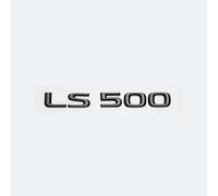 VPVCKMVTVZ Convient for Lexus LS LS350 LS400 LS460 LS460L LS500h LS600h LS600 coffre de voiture ABS lettres chromées Logos Badge emblème autocollants de style(Black,LS 500)