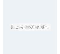 VPVCKMVTVZ Convient for Lexus LS LS350 LS400 LS460 LS460L LS500h LS600h LS600 coffre de voiture ABS lettres chromées Logos Badge emblème autocollants de style(Silver,LS 500h)