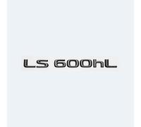 VPVCKMVTVZ Convient for Lexus LS LS350 LS400 LS460 LS460L LS500h LS600h LS600 coffre de voiture ABS lettres chromées Logos Badge emblème autocollants de style(Glossy black,LS 600hL)