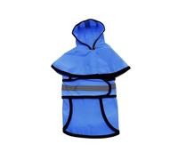 VPVCKMVTVZ Fournitures for Animaux de Compagnie avec Bande réfléchissante Chien imperméable à Capuche Coupe-Vent Chien Veste de Pluie Couleurs Vives imperméable Chien Manteaux en Plein air(Blue,3XL)