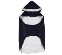 VPVCKMVTVZ Imperméable for Chien 9 Tailles : imperméable à Capuche avec Bande réfléchissante for l'extérieur(Black,XL)