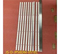 VPVCKMVTVZ Lot de 10 Barres LED 5 LED for Polaroid K58DLJ10US 58 Tvled584k01 JS-D-JP58DM-051EC(81225) E58DM100 3030-5S1P(10 PCS for 1 TV)