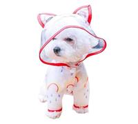 VPVCKMVTVZ Manteau imperméable imperméable for Chien, vêtements for Animaux de Compagnie, Accessoires, vêtements for Chiens, Petits vêtements à Capuche for Fournitures et Produits(Red,M)
