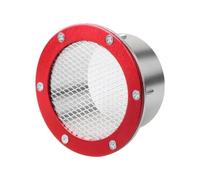 VPVLDYUME Tuyau d'air D'admission Couvercle D'admission d'air Universel Alliage D'aluminium Accessoires Automobiles Grille Tuyau D'admission Automobile Tuyère D'entrée pour Prise(Red)