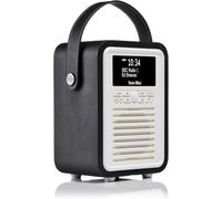 VQ Retro Mini Radio DAB+/FM Bluetooth Réveil USB Casque Secteur/Batterie Noir