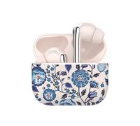 VQ Skylark TWS Ecouteurs sans Fil - Annulation de Bruit Améliorée (ENC) Ecouteurs Bluetooth 5.3 avec Lecture de 10 Heures et Sauvegarde de L'étui de 48 Heures Temps - Cath Kidston Fraise Jardin Bleu