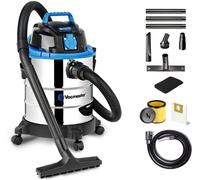 Vq1220Sc 1250W 20L Aspirateur Eau Et Poussière,Fonction Soufflerie, Puissant Professionnel Industriel Aspirateur Avec & Sans Sac