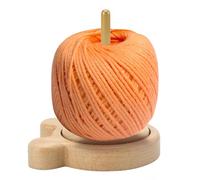 VQBKHO Dérouleur de Laine en Bois - Support de pelote de Laine Double Rotation Support de Fil en hêtre Support de Laine pour Les Amateurs de Tricot Le Crochet Le Tricot l'artisanat