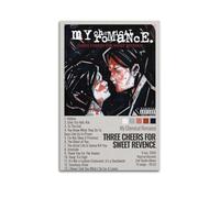 VQIGGTSS My Chemical Romance Three Cheers for Sweet Revenge - Poster de couverture d'album - Impression sur toile - Décoration murale pour chambre d'adolescent - 30 x 45 cm - Style sans cadre