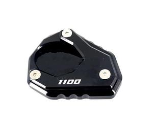 VQLDPX Extension Coussinet De Pied De Béquille De Moto, pour Kawasaki, pour NINJA1100SX, pour Ninja 1100SX, pour NINJA1100 SX 2025 Agrandisseur de béquille latérale(Noir)
