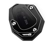 VQLDPX Extension Plaque De Béquille Latérale De Moto pour BMW K1600B K1600GT K1600GTL K1600 B GT GTL 2017-2023 Support De Plaque De Béquille Agrandisseur de béquille latérale(Noir)