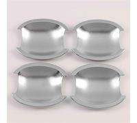 VQLDPX Housses Poignée Porte Cache-poignées De Porte Extérieure Pour Nissan Pour March Pour Micra K12 (2003-2010) Protection 2004 2005 2006 2007 2008 200 Décorative Extérieure Voiture(Argent 3)