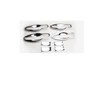 VQLDPX Housses Poignée Porte Garniture De Poignée Porte Extérieure Pour Nissan Pour Qashqai J11 (2014-2021) Décoration Coque Protection Décorative Extérieure Voiture(Argent 3)